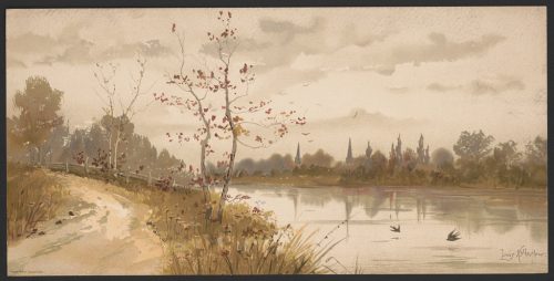 Un camino junto al río / Louis K. Harlow.