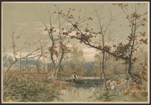Otoño / JM [monograma]; por J. Mazzanovich.