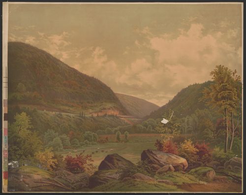 Otoño en los Alleghenies (curva en forma de herradura)