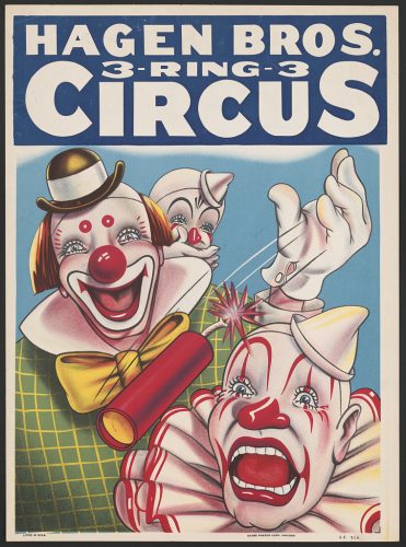 Hagen Bros. Circo de tres pistas. 